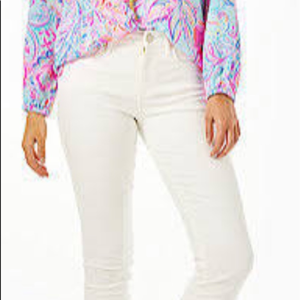 Lilly Pulitzer white jeans